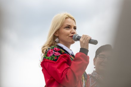 Wiślański Wygón Łowiec oficjalne rozpoczęcie Aneta Legierska Pełnomocnik Marszałka Województwa Śląskiego